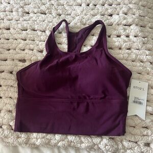 stori perseverance longline bra mulberry